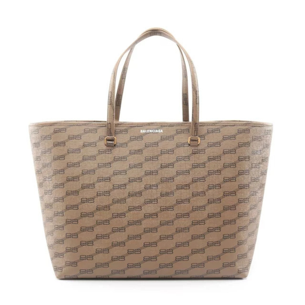 Balenciaga Monogram Tote Bag Canvas Gray